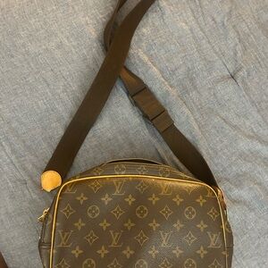 Louis Vuitton Brown Monogram Messenger Bag
